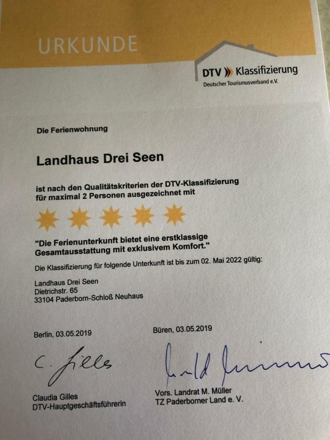 بادربورن Landhaus Drei Seen المظهر الخارجي الصورة